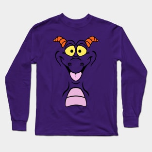 Happy little purple dragon of imagination Cosplay face Long Sleeve T-Shirt